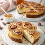 cheesecake, cinnamon roll, honeybun, dessert, sweet treat, cream cheese, easy recipe