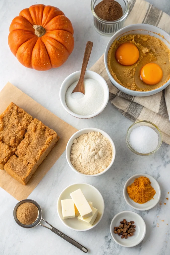 Easy Pumpkin Snickerdoodle Bars