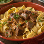 Ingredients for Beef Stroganoff