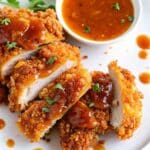 Baked crunchy hot honey chicken