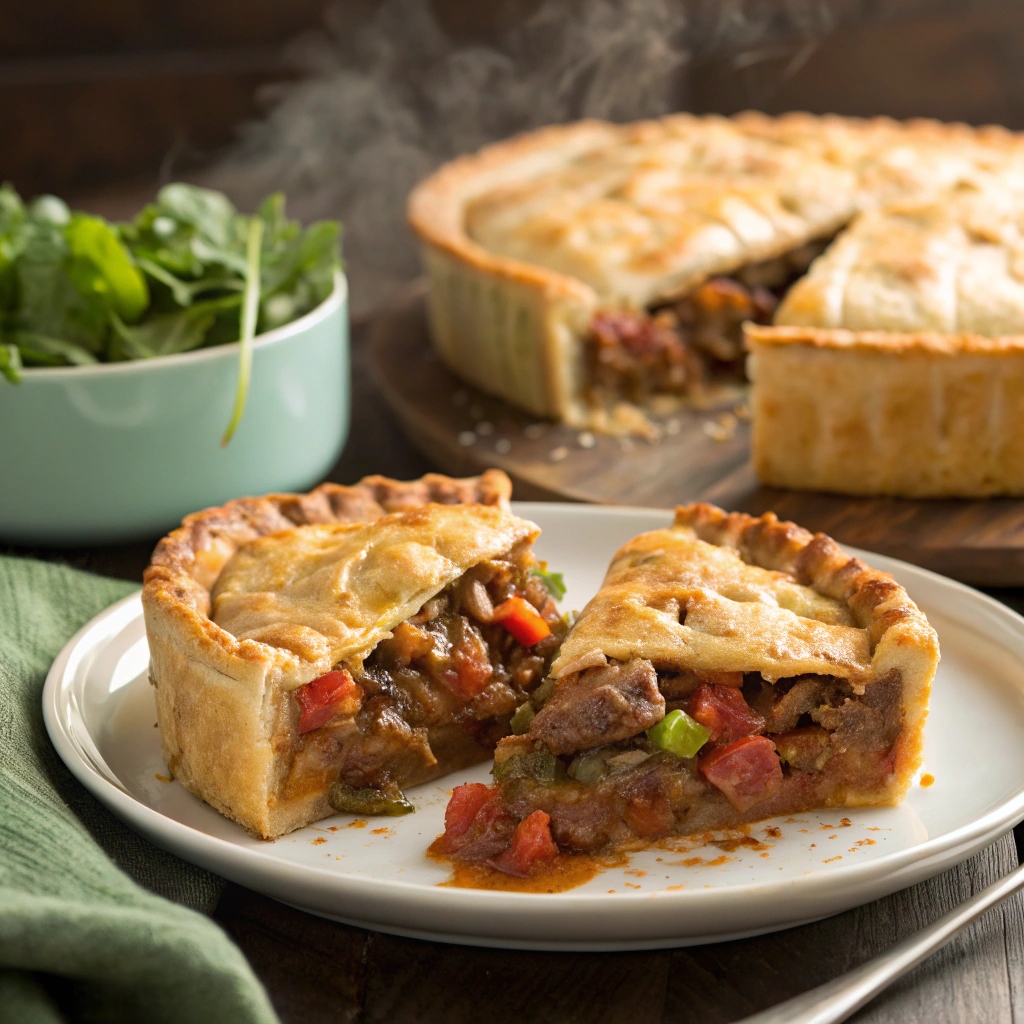 Italian Beef and Sausage Pie