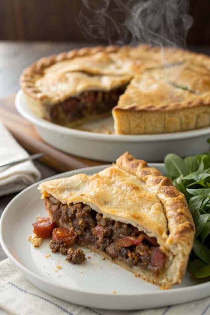 Italian Beef and Sausage Pie