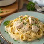 10-Minute Prep Crockpot Chicken Alfredo Pasta Recipe – The Ultimate Creamy Comfort Food