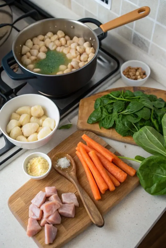 Irresistible 30-Minute Chicken Gnocchi Soup – Creamy, Easy, and Ready Fast!